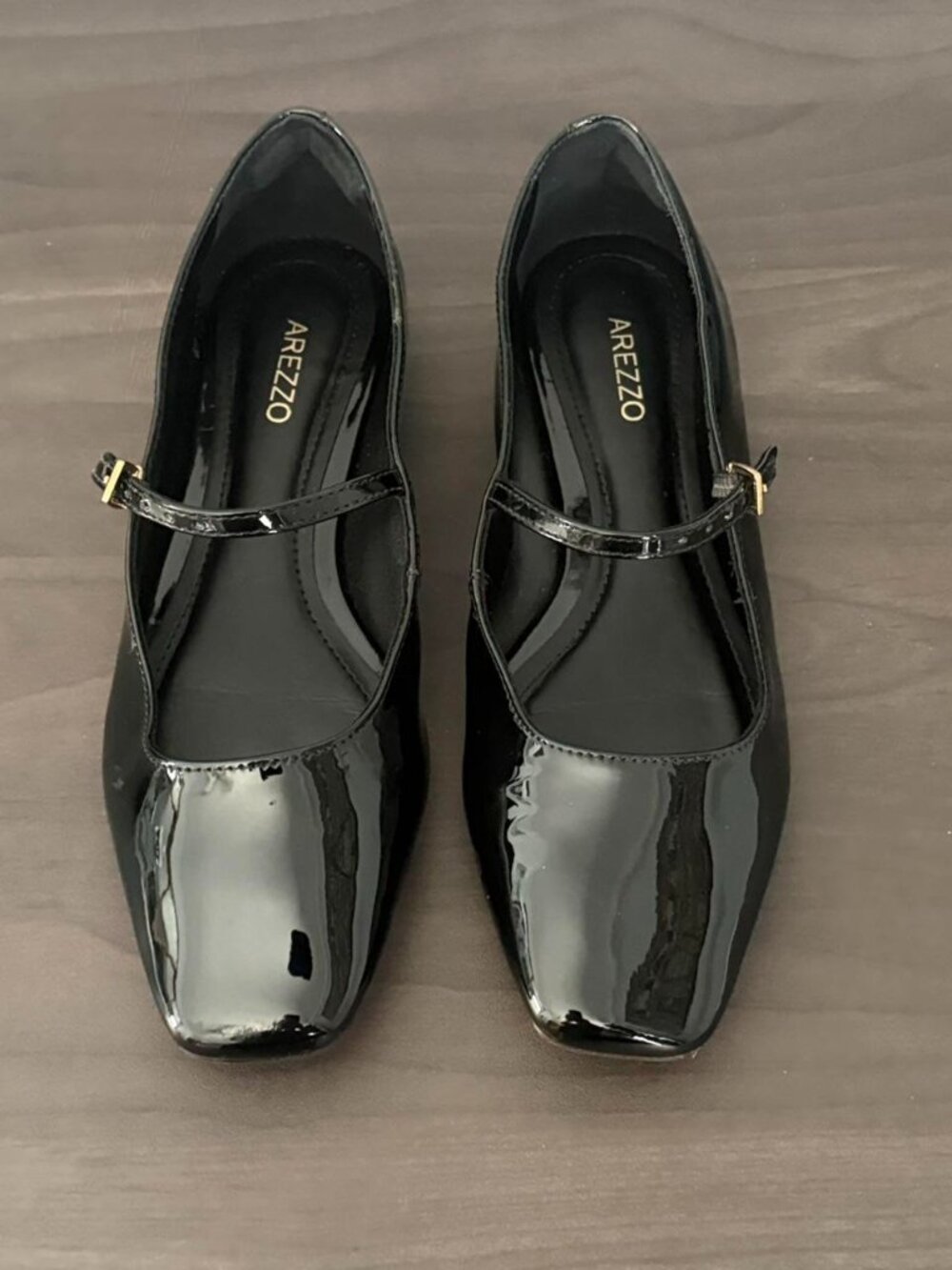 Arezzo Women's Black Ballet-shoes